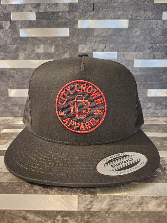 City Crown Apparel Round Patch Hat