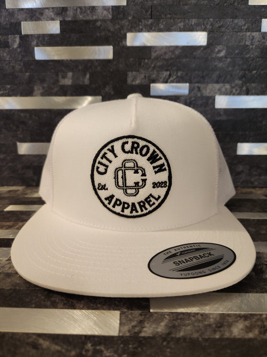 City Crown Apparel Round Patch Hat